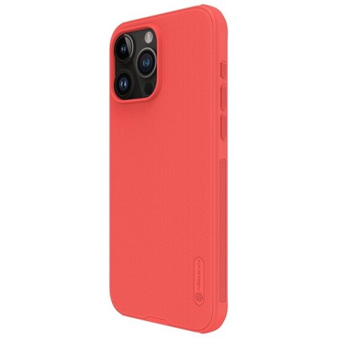 NILLKIN super frosted shield PRO IPHONE 15 PRO MAX (6,7) RED / CZERWONY