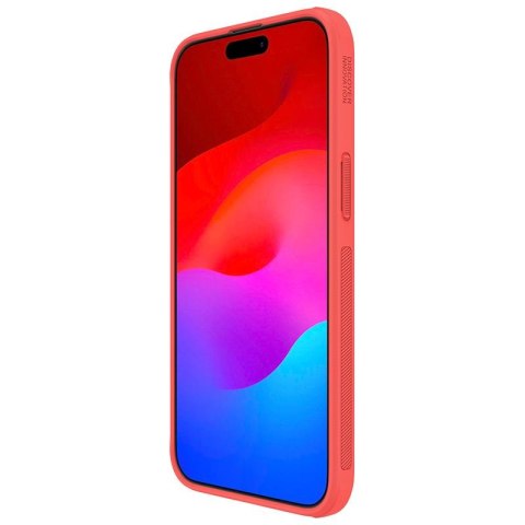 NILLKIN super frosted shield PRO IPHONE 15 PRO MAX (6,7) RED / CZERWONY