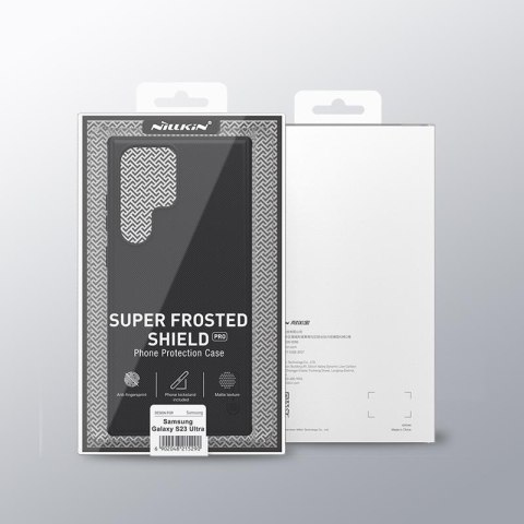 NILLKIN super frosted shield PRO SAMSUNG S23 ULTRA, RED / CZERWONY