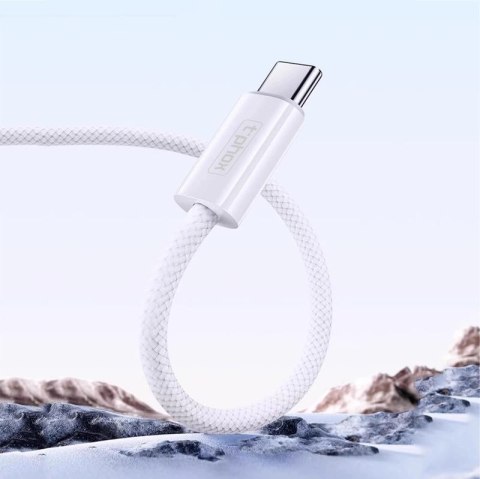 KABEL T-PHOX CC15 SERIES USB-C/USB-C 60W 3A 2M WHITE