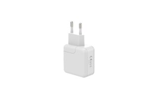 Ładowarka sieciowa MX Burst GaN PD 35W, 2xUSB-C + kabel PD 65W C/C, WHITE/BIAŁY