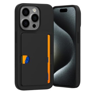 Mercury Rail 2 Card Case Iphone 15 Pro BLACK / CZARNY