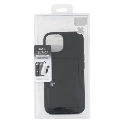 Mercury Rail 2 Card Case Iphone 15 Pro BLACK / CZARNY