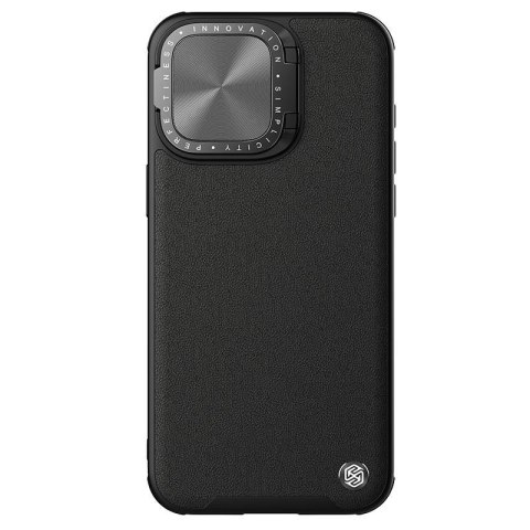 Nillkin Camshield Prop Leather Magnetic Iphone 15 Pro , BLACK / CZARNY