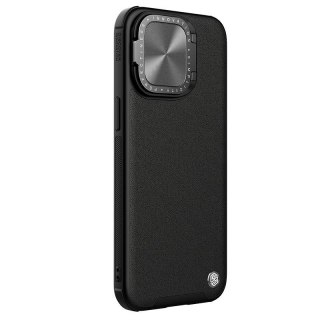 Nillkin Camshield Prop Leather Magnetic Iphone 15 Pro , BLACK / CZARNY