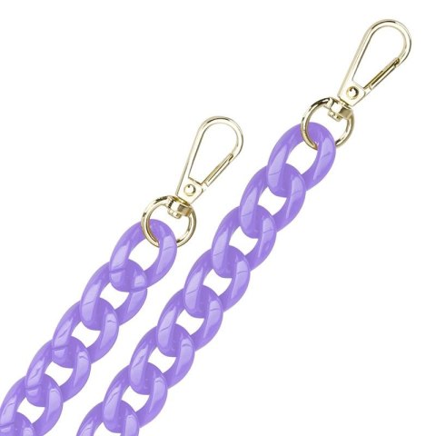 Uniwersalna smycz do telefonu / na ramię Chain-09, PURPLE / FIOLETOWY