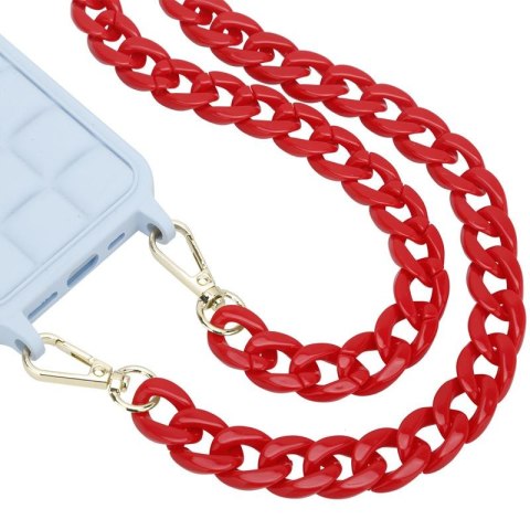 Uniwersalna smycz do telefonu / na ramię Chain-09, RED / CZERWONY