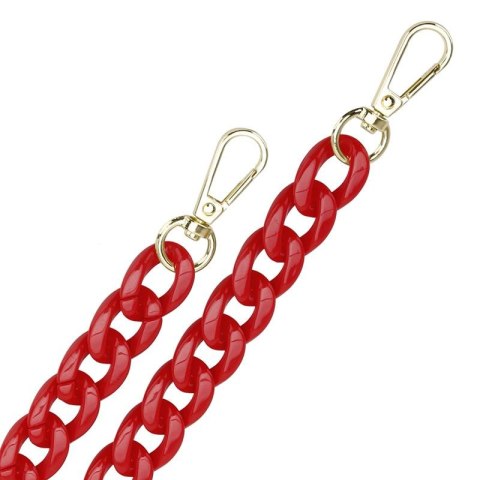 Uniwersalna smycz do telefonu / na ramię Chain-09, RED / CZERWONY