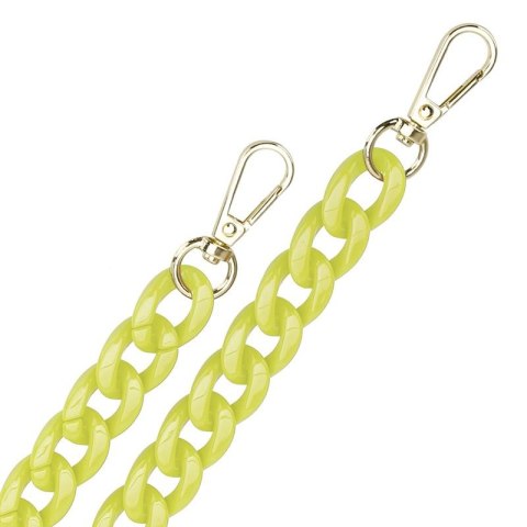 Uniwersalna smycz do telefonu / na ramię Chain-09, YELLOW / ŻÓŁTY