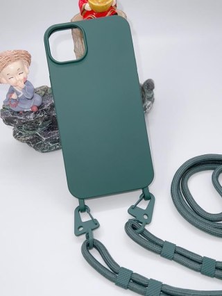 Uniwersalna smycz do telefonu / na ramię Hook-07, GREEN / ZIELONY