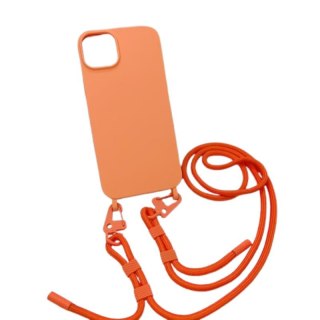 Uniwersalna smycz do telefonu / na ramię Hook-07, ORANGE / POMARAŃCZOWY