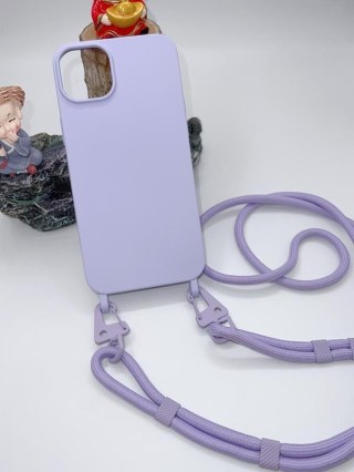 Uniwersalna smycz do telefonu / na ramię Hook-07, PURPLE / FIOLETOWY