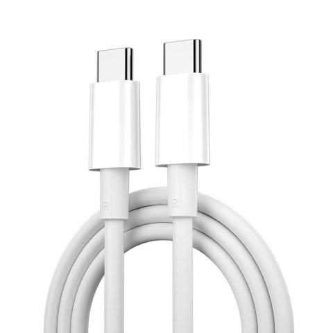 WIWU Kabel C008 USB-C - USB-C 1,2 m 100W biały