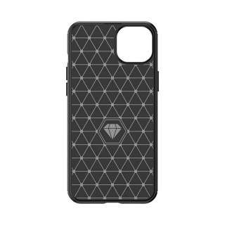 ETUI CARBON CASE IPHONE 15 PLUS CZARNY/BLACK