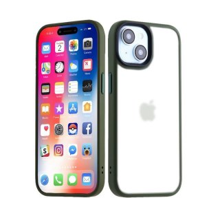 MX RIBBED CAM IPHONE 13 GREEN / ZIELONY