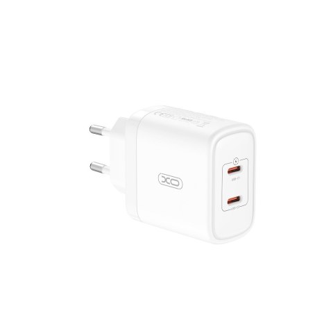 XO ładowarka sieciowa CE08 PD 50W 2xUSB-C BIAŁA