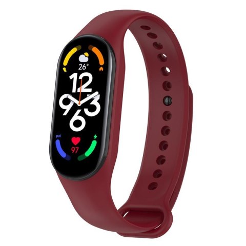 Opaska Smart Band M5/M6 BORDOWY / BURGUNDY