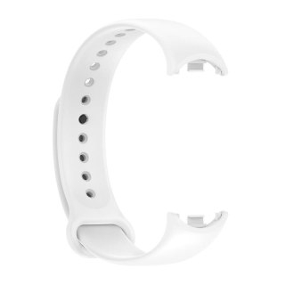 Pasek Silikonowy Mi Band 8 / M8 (2), WHITE / BIAŁY