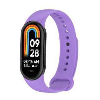 Pasek Silikonowy Mi Band 8 / M8 (4), PURPLE / FIOLETOWY