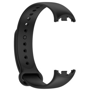 Pasek Silikonowy Mi Band 8 / M8 (5), BLACK / CZARNY