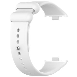 Pasek Silikonowy Mi Band 8 Pro / M8 Pro (12), WHITE / BIAŁY