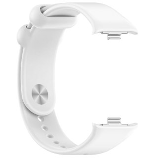 Pasek Silikonowy Mi Band 8 Pro / M8 Pro (12), WHITE / BIAŁY