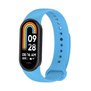 Pasek Silikonowy Mi Band 9 / M9 / 8 / M8 (11), BLUE / NIEBIESKi