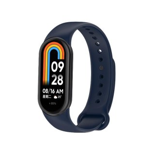 Pasek Silikonowy Mi Band 9 / M9 / 8 / M8 (12), NAVY / GRANATOWY