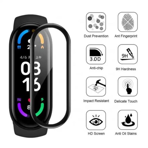 Szkło hartowane 3D do Mi Band 7 / M7