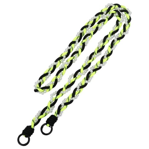 Uniwersalna smycz na szyję do telefonu / na ramię Pearl-08, NEON YELLOW / ŻÓŁTY