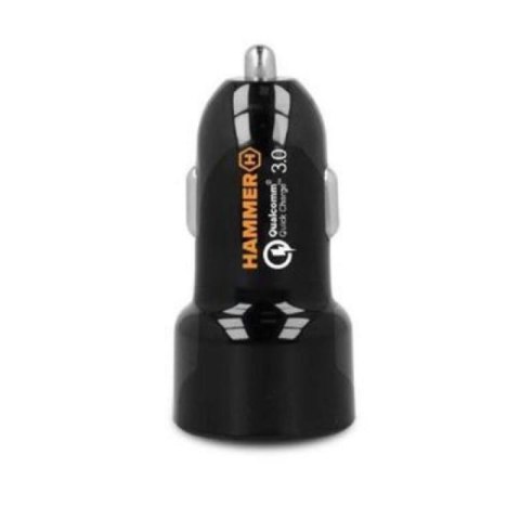 Hammer car express charger 2xUSB 2.4A QC3.0