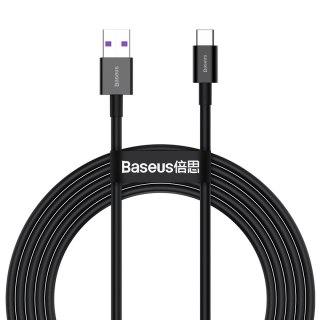 KABEL BASEUS SUPERIOR SERIES USB/USB-C 66W 2M BLACK