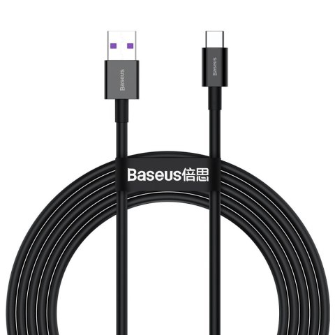 KABEL BASEUS SUPERIOR SERIES USB/USB-C 66W 2M BLACK