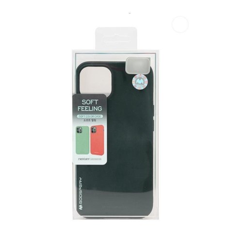 Mercury Soft Feeling JELLY CASE IPHONE 15 PRO MAX (6.7), BLACK / CZARNY