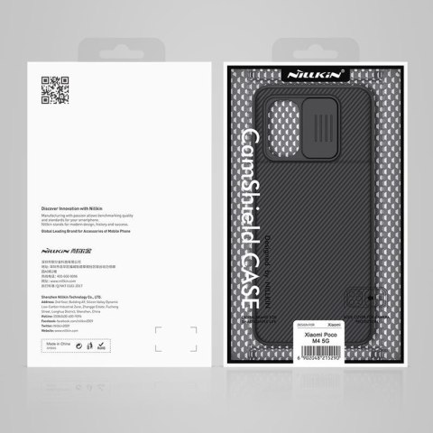 NILLKIN CAMSHIELD CASE XIAOMI POCO M4 5G BLACK / CZARNY