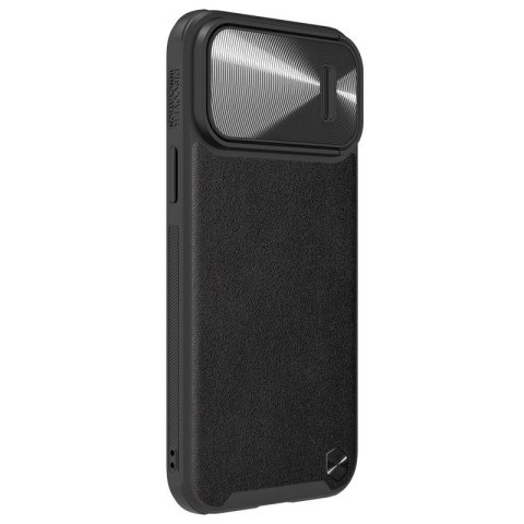 NILLKIN CAMSHIELD LEATHER S IPHONE 13 PRO MAX, BLACK / CZARNY