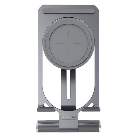 NILLKIN POWER HOLD MINI STAND 15W FAST WIRELESS CHARGER, GRAY / SZARY