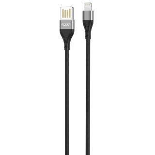 XO KABEL NB188 Lightning 2,4A 1m szary dwustronne USB