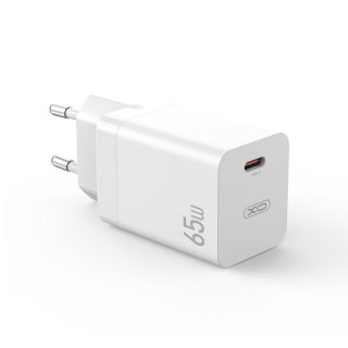 XO ładowarka sieciowa CE10 PD 65W 1xUSB-C BIAŁA + KABEL USB-C/Lightning