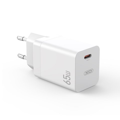 XO ładowarka sieciowa CE10 PD 65W 1xUSB-C BIAŁA + KABEL USB-C/Lightning