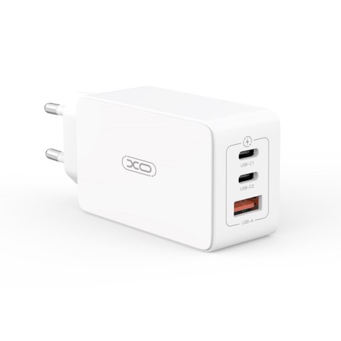 XO ładowarka sieciowa CE13 PD QC 3.0 65W BIAŁA + KABEL USB-C/USB-C