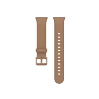 Pasek Silikonowy Mi Band 7 Pro / M7 Pro (3), BROWN / BRĄZOWY