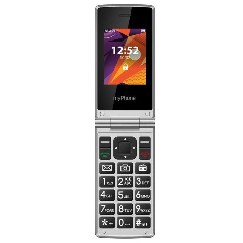 Telefon GSM myPhone Tango LTE+ (+baza ładująca), SILVER / SREBRNY