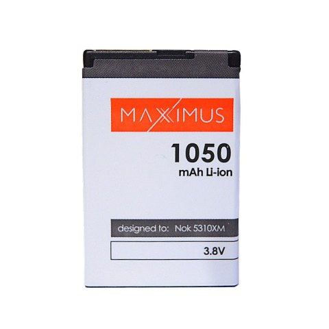 Bateria MAXXIMUS NOKIA 5310XM 1050mAh Li-ion BL-4CT