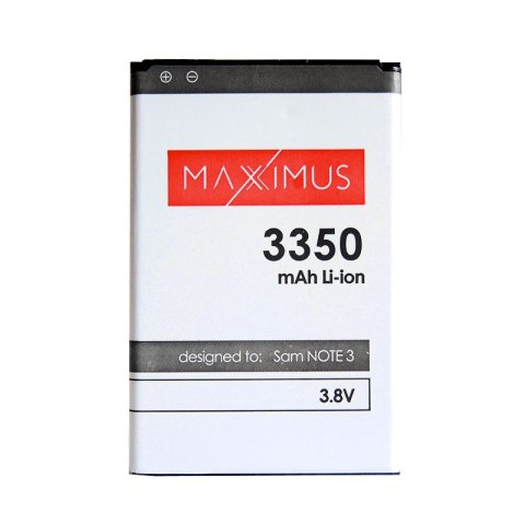 Bateria MAXXIMUS Samsung NOTE 3 3350 MAH B800BE