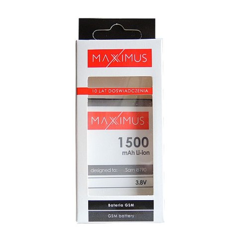 Bateria MAXXIMUS Samsung i8190 1500mAh Li-ion EB-F1M7FLU