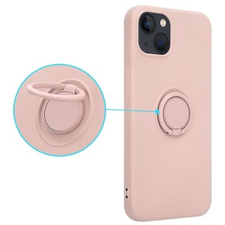 Etui Silicon Ring do Iphone 12 MINI różowy