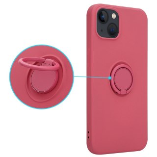 Etui Silicon Ring do Iphone 12 PRO MAX jasno czerwony