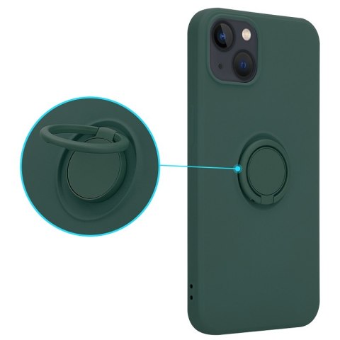 Etui Silicon Ring do Iphone 12 PRO MAX zielony