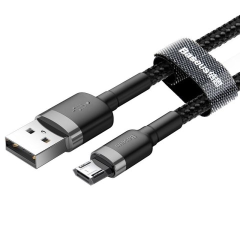 KABEL BASEUS CAFULE MICRO USB 1.5A 2M GREY/BLACK